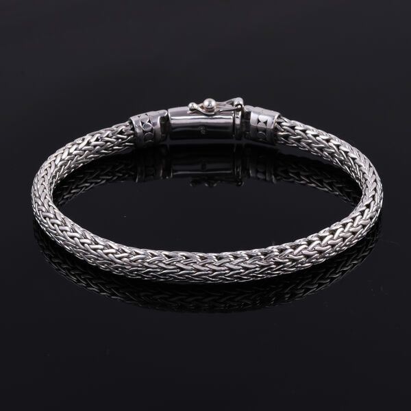 Royal Bali Kollektion - Tulang Naga Armband ca. 19 cm 925 Silber ca. 28,23g image number 2