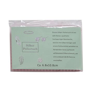 20 St&uuml;ck Anti-Anlauf-Silberpoliert&uuml;cher, 6,8x10,8 cm, Rosa