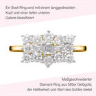 ILIANA Premium zertifizierter SI GH Diamant-Boot-Ring in 750 Gelbgold- 1 ct. image number 3