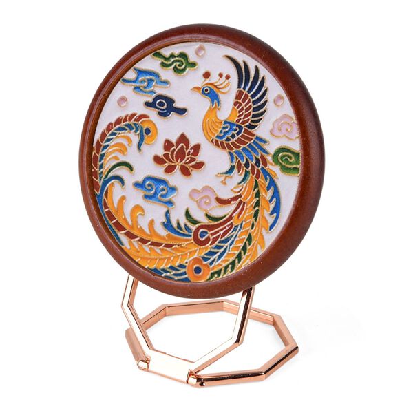 " Golden Lottery Painting frame table disply  Product size: 18.5 * 16 * 5CM Packaging: 1 piece/white box Function: Photo frame, colored sand, water-based eco-friendly adhesive, plastic cup, oil painting scraper" image number 2