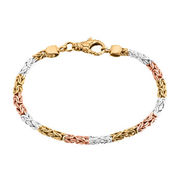 D'Joy Royal Bali- Dreifarbiges 19cm byzantinisches Armband