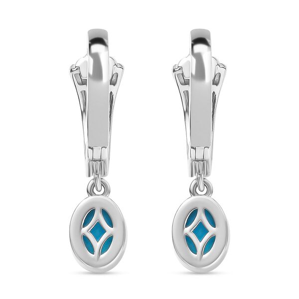 AA Sleeping Beauty T&uuml;rkis Ohrringe - 1,48 ct. image number 5