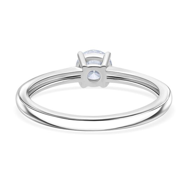 LUXURIANT SGL zertifizierter VS-EF Labor Rundschliff Diamant Ring in 950 Platin - 0,50 ct. image number 3