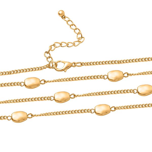 Std Gelb Halskette ca. 73.75 cm ca. 21,00g image number 2