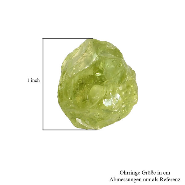 Handgearbeitete Arizona-Peridot Fancy-Schliff-Ohrstecker, 925 Silber platiniert ca. 7,14 ct image number 5