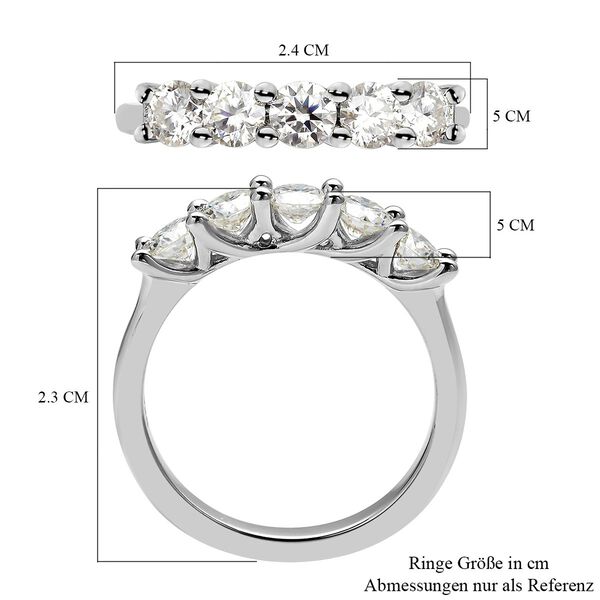 Moissanit-Ring - 1,05 ct. image number 7