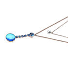 2er-Set - STRADA Uhr und Halskette mit blauem Kristall - 6 ct. image number 6