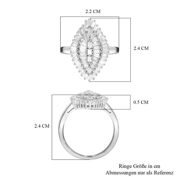 Wei&szlig;er Diamant-Ring - 1 ct. image number 6