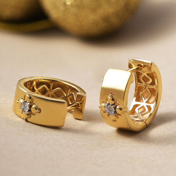 EverTrue Diamant Creolen image number 1