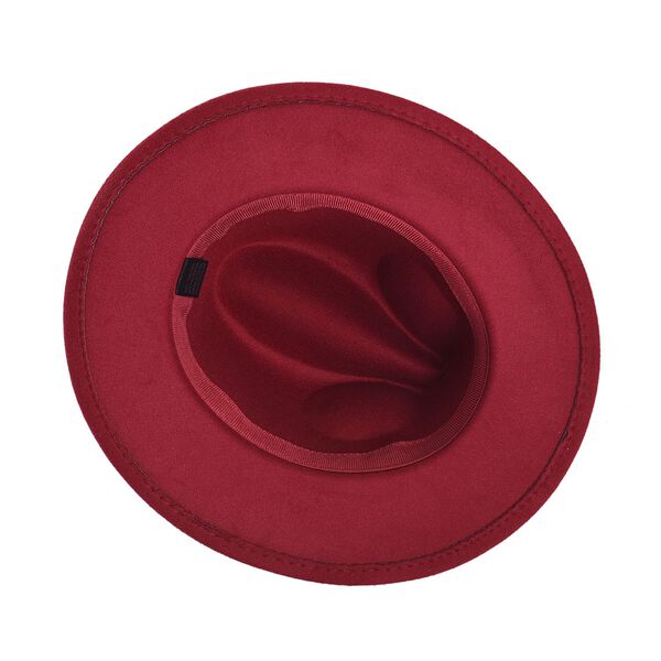 LA MAREY - Fedora Hut, Unisex, 56-58cm, Burgunder image number 5
