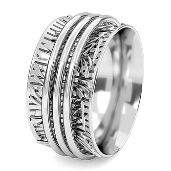 925 Silber Spinning Ring