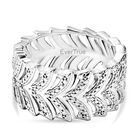 EVER TRUE Weißer Diamant Ring Nickelfreies Messing (Größe 20.00)