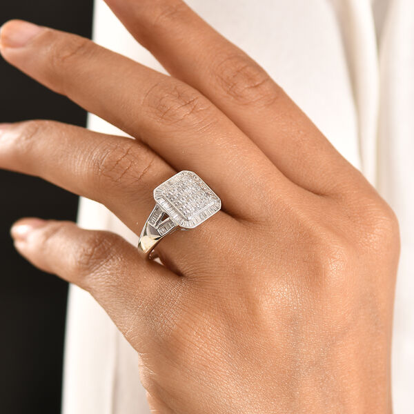 D'Joy wei&szlig;er Diamant Ring - 1 ct. image number 3