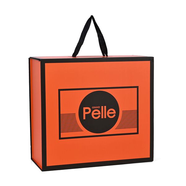 Grand Pelle  - Designer-inspirierte Echtleder Handtasche, wei&szlig; image number 7