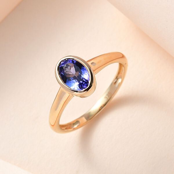 AA Tansanit Ring - 1,15 ct. image number 2