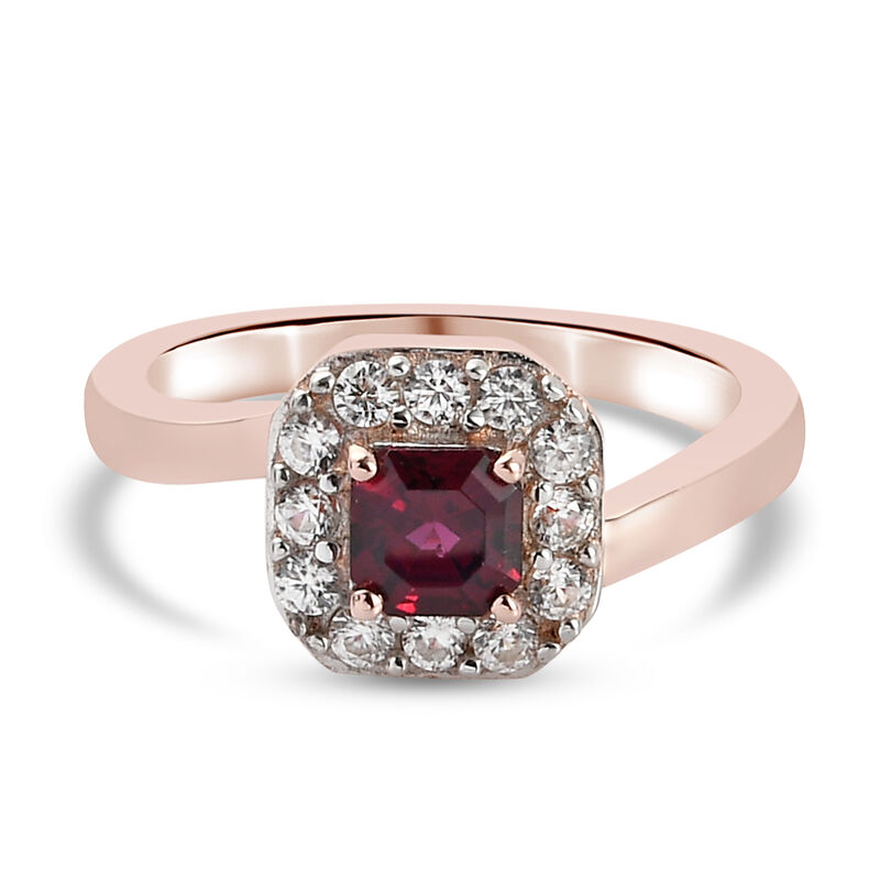 Anthill Granat und Zirkon Ring - 0,96 ct. image number 0