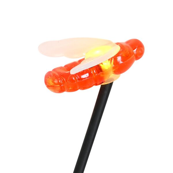 Set aus 4 solarbetriebenen Gartenlichtern im Glühwürmchen-Design, 8 Lichtmodi, 70 cm image number 5