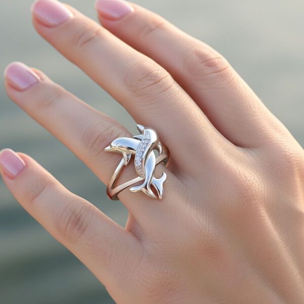 LUSTRO STELLA - Weißer Zirkonia Ring 925 Silber rhodiniert (Größe 18.00) image number 2