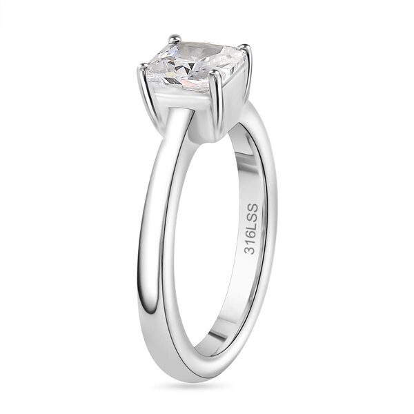 Wei&szlig;es Zirkonia-Schmuckset image number 4