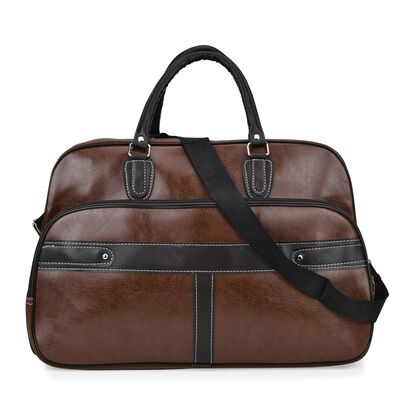 Stylische XL-Reisetasche - Vielseitige und elegante Tasche, 51x33x22cm, Dunkelbraun