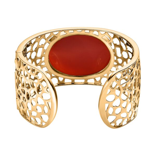 Roter Achat-Armreif, 19 cm - 67,55 ct. image number 5