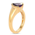 Natürlicher, marokkanischer Amethyst-Ring, 925 Silber Gelbgold Vermeil  ca. 1,72 ct image number 4