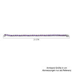 Afrikanisches Amethyst-Armband, ca. 19 cm, 925 Silber platiniert ca. 12,60 ct image number 2