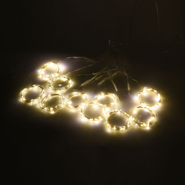 Ferngesteuerte Lichterkette mit Fernbedienung und 8 Beleuchtung Modes, Gr&ouml;&szlig;e: 600x300 cm, L&auml;nge 600 cm