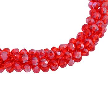 Flexibles, rotes Magie Farbe Kristall-Armband
