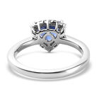 RHAPSODY AAAA Tansanit und Diamant-Ring, VS E-F, 950 Platin  ca. 1,37 ct image number 5