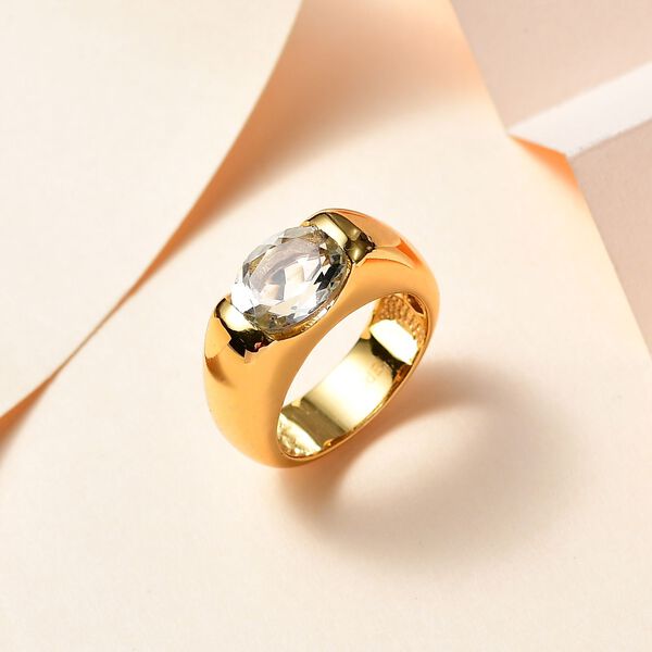Prasiolite Ring Messing  (Gr&ouml;&szlig;e 16.00) ca. 2,16 ct image number 2