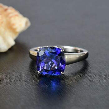 RHAPSODY AAAA Tansanit Ring in 950 Platin - 6,24 ct.