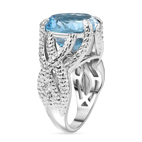 Himmelblauer Topas Ring Messing (Größe 18.00) ca. 12,55 ct image number 5