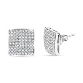 Lustro Stella Weißer Zirkonia Ohrringe 925 Silber rhodiniert Lustro Stella Weißer Zirkonia Ohrringe 925 Silber rhodiniert