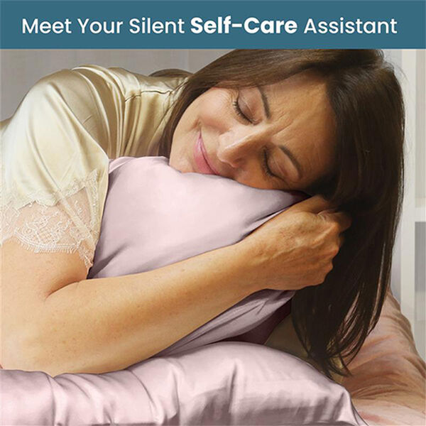 SERENITY NIGHT: Kissenbezug aus 100% Maulbeerseide, Ros&eacute;gold&nbsp; image number 3