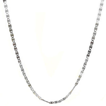 Marinerkette in 925 Silber, 45cm