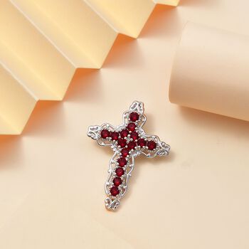 J Francis gefertigt mit SWAROVSKI- Siam Farbe Swarovski Kristall Anh&auml;nger