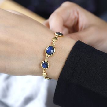 AAA Labradorit Armband, 18cm - 10,07 ct.