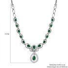 Kagem Sambisches Smaragd Collier, ca. 45 cm, 925 Silber platiniert ca. 4.74 ct image number 5