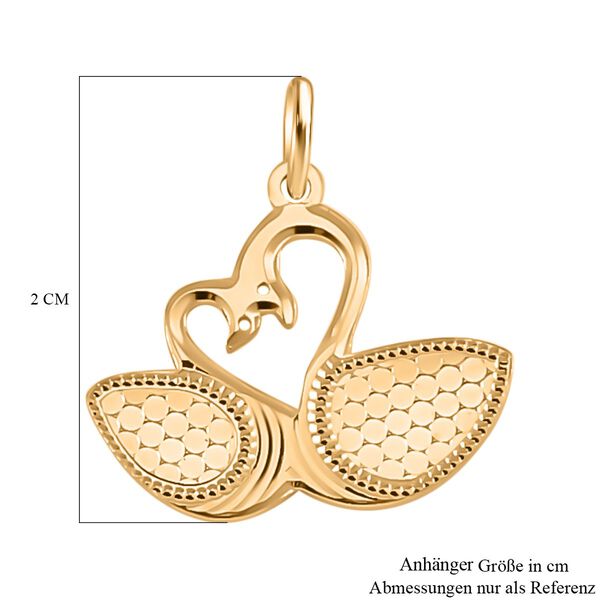 Schwan-Anhänger, 925 Silber vergoldet image number 4