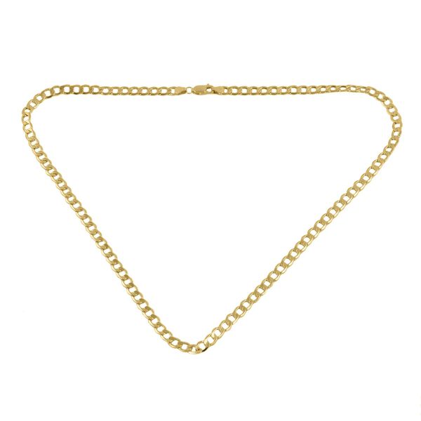 Panzer-Halskette in 375 Gold, 7,93g image number 6