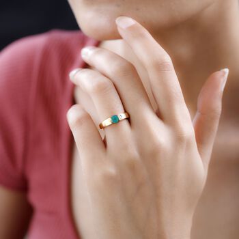 Kagem sambischer Smaragd-Ring - 0,50 ct.