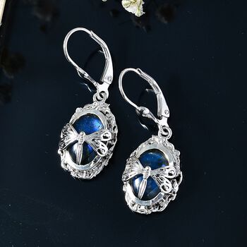 AAA Labradorit Ohrringe - 8,50 ct.