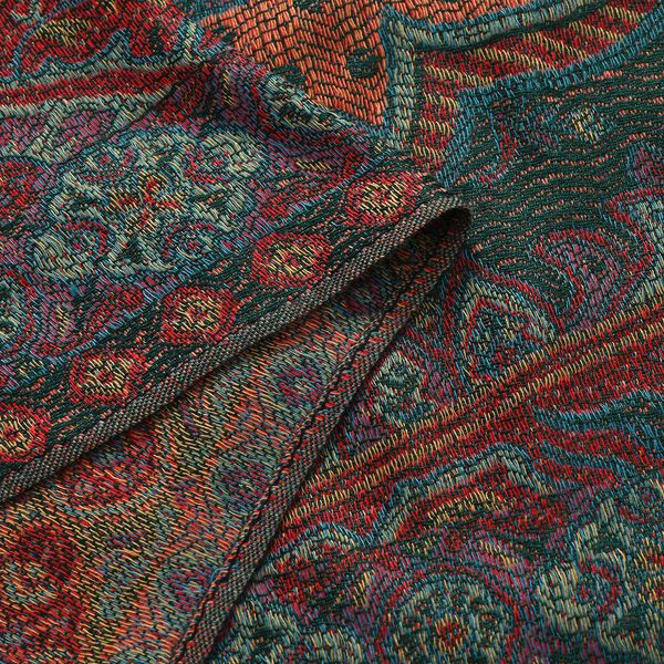 Paisley Schal in grün image number 4