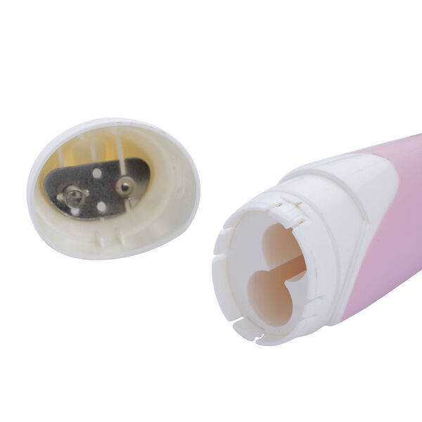 4 in 1 Gesichts Reinigungsbürste, 4xAA Batterien (nicht inkl.), Weiß und Rosa image number 7