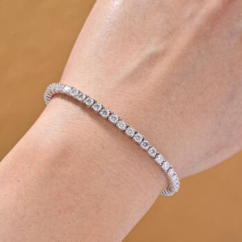 RADIANTA GRA zertifiziert Moissanit (D-VVS) Armband ca. 20 cm 925 Silber rhodiniert ca. 6.67 ct