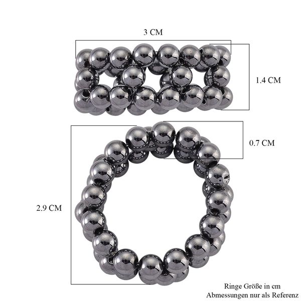 Terahertz Ring Flexibel (Gr&ouml;&szlig;e 18,00-19,00) ca. 15,00 ct. image number 6