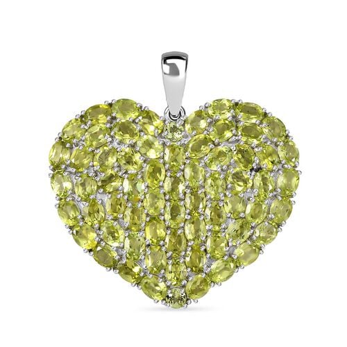 D’joy Peridot Anhänger 925 Silber rhodiniert ca. 12.04 ct image number 0
