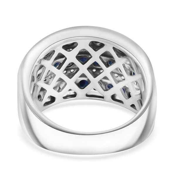 Kanchanaburi blauer Saphir und Zirkon-Ring - 2,28 ct. image number 4