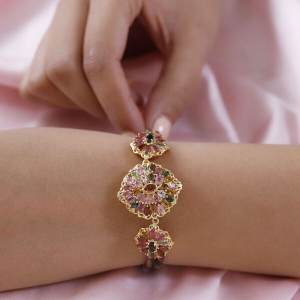 Royal mehrfarbiges Turmalin-Armband- 15,26 ct. image number 3